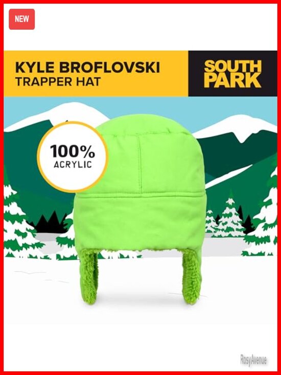 South Park Kyle Broflovski Trapper Hat Cosplay Headwear with Ear Flaps main image 4